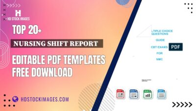 Top 20+ Nursing Shift Report   Editable PDF Templates Free Download