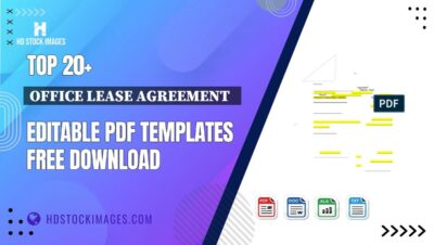 Top 20+ Office Lease Agreement   Editable PDF Templates Free Download