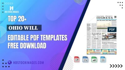 Top 20+ Ohio Will   Editable PDF Templates Free Download