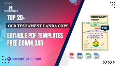 Top 20+ Old Testament Landa Cope Editable PDF Templates Free Download