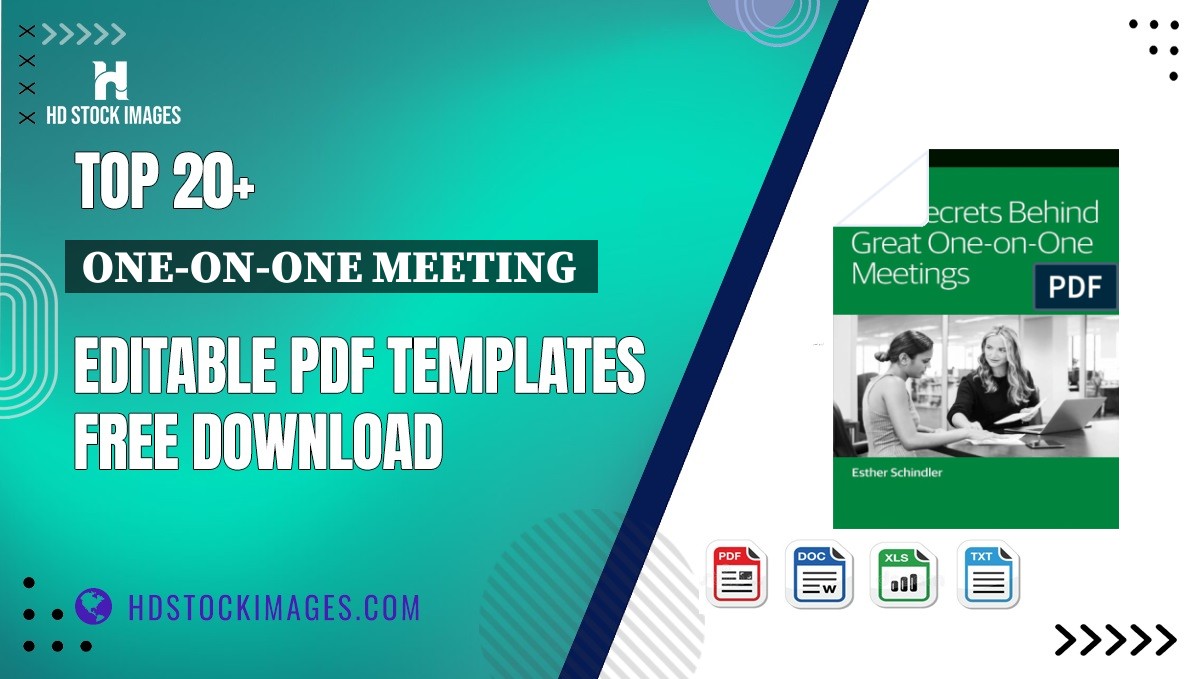 Top 20+ One-on-one Meeting  Editable PDF Templates Free Download