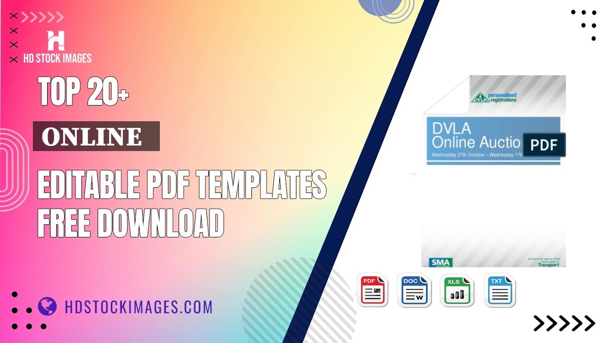 Top 20+ Online   Editable PDF Templates Free Download