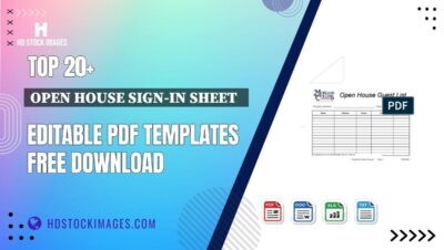 Top 20+ Open House Sign-in Sheet   Editable PDF Templates Free Download