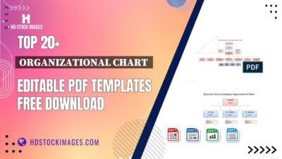 Top 20+ Organizational Chart  Editable PDF Templates Free Download