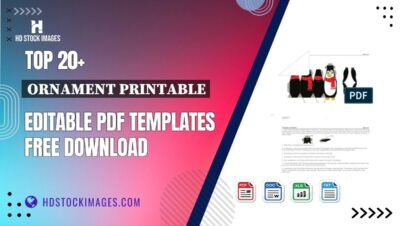 Top 20+ Ornament Printable Editable PDF Templates Free Download