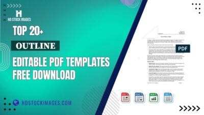 Top 20+  Outline  Editable PDF Templates Free Download