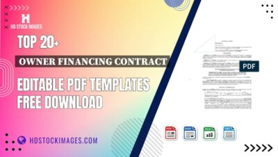 Top 20+ Owner Financing Contract Editable PDF Templates Free Download