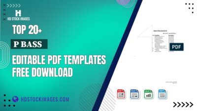 Top 20+ P Bass   Editable PDF Templates Free Download