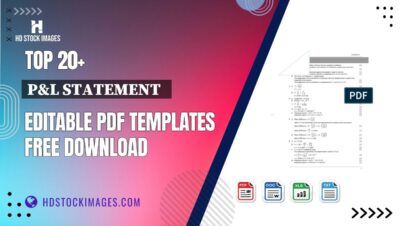 Top 20+ P&l Statement   Editable PDF Templates Free Download