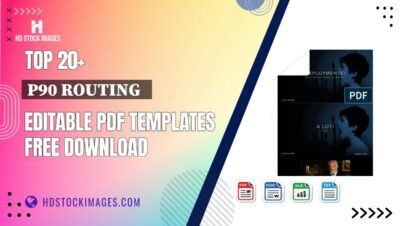 Top 20+ P90 Routing   Editable PDF Templates Free Download