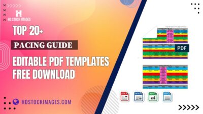 Top 20+ Pacing Guide   Editable PDF Templates Free Download