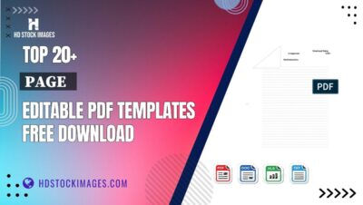 Top 20+ Page Editable PDF Templates Free Download