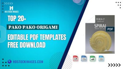 Top 20+ Pako Pako Origami Editable PDF Templates Free Download