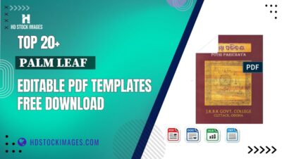 Top 20+ Palm Leaf   Editable PDF Templates Free Download