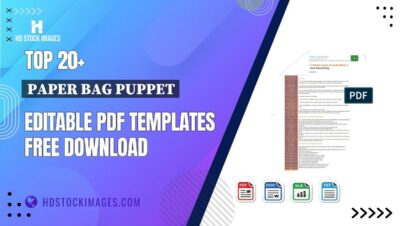 Top 20+ Paper Bag Puppet Editable PDF Templates Free Download