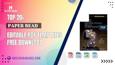 Top 20+ Paper Bead Editable PDF Templates Free Download