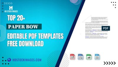 Top 20+ Paper Bow   Editable PDF Templates Free Download