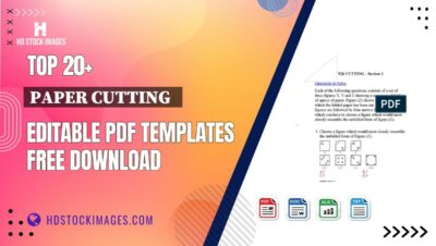 Top 20+ Paper Cutting   Editable PDF Templates Free Download