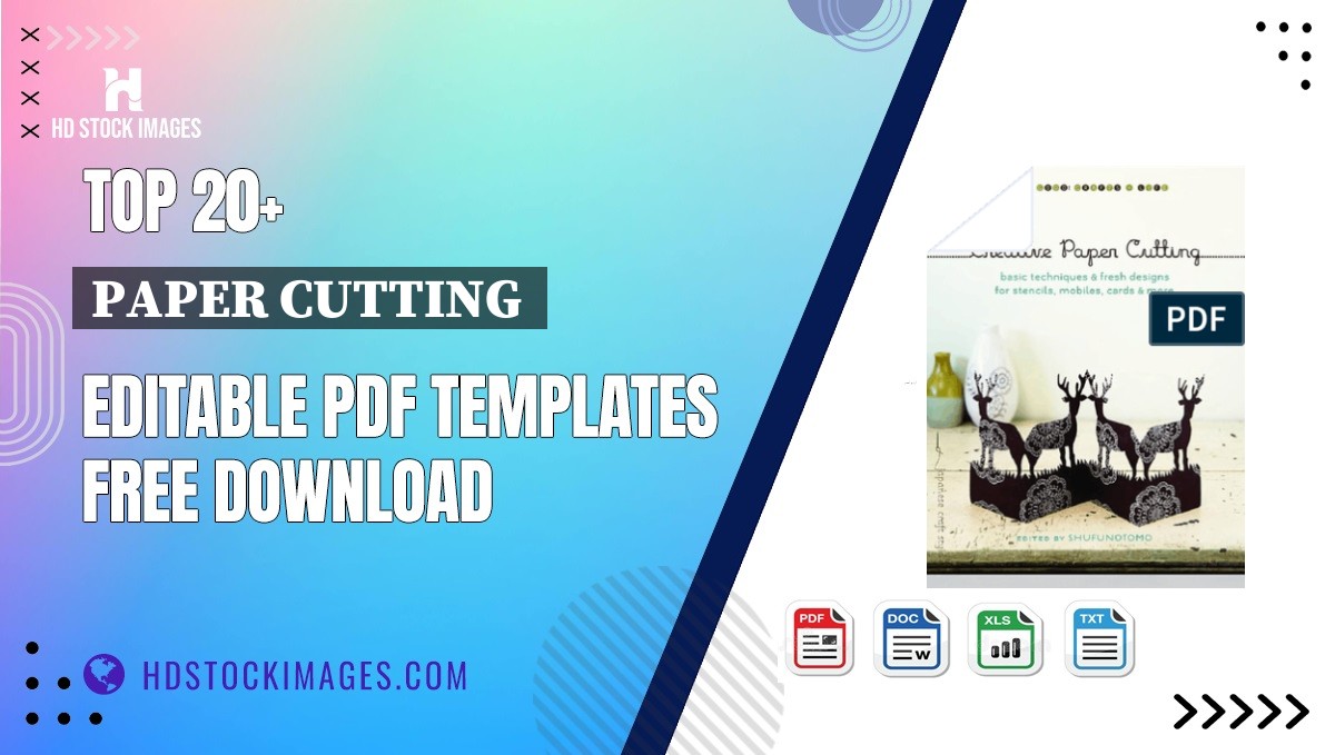 Top 20+ Paper Cutting  Editable PDF Templates Free Download