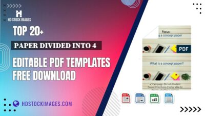 Top 20+ Paper Divided Into 4   Editable PDF Templates Free Download