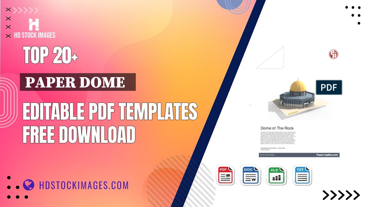 Top 20+ Paper Dome   Editable PDF Templates Free Download