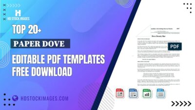 Top 20+ Paper Dove   Editable PDF Templates Free Download