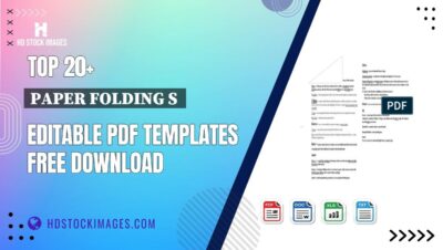 Top 20+ Paper Folding S  Editable PDF Templates Free Download