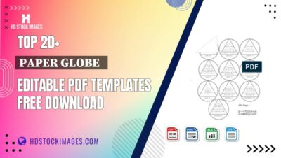 Top 20+ Paper Globe   Editable PDF Templates Free Download