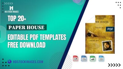 Top 20+ Paper House  Editable PDF Templates Free Download