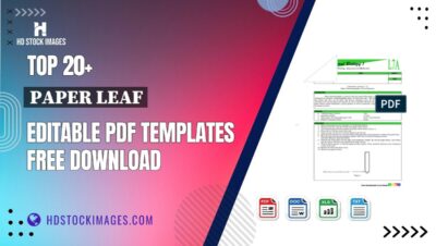 Top 20+ Paper Leaf Editable PDF Templates Free Download