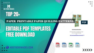 Top 20+ Paper Printable Paper Quilling Patterns Editable PDF Templates Free Download