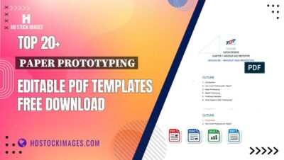 Top 20+ Paper Prototyping Editable PDF Templates Free Download