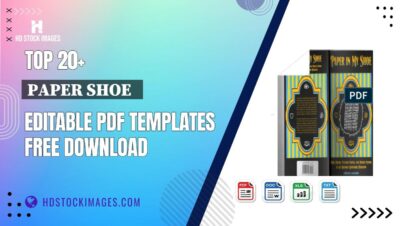 Top 20+ Paper Shoe   Editable PDF Templates Free Download