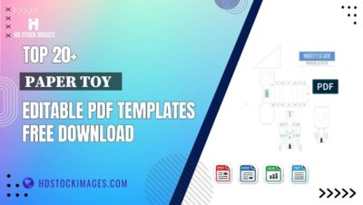 Top 20+ Paper Toy   Editable PDF Templates Free Download