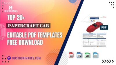 Top 20+ Papercraft Car Editable PDF Templates Free Download