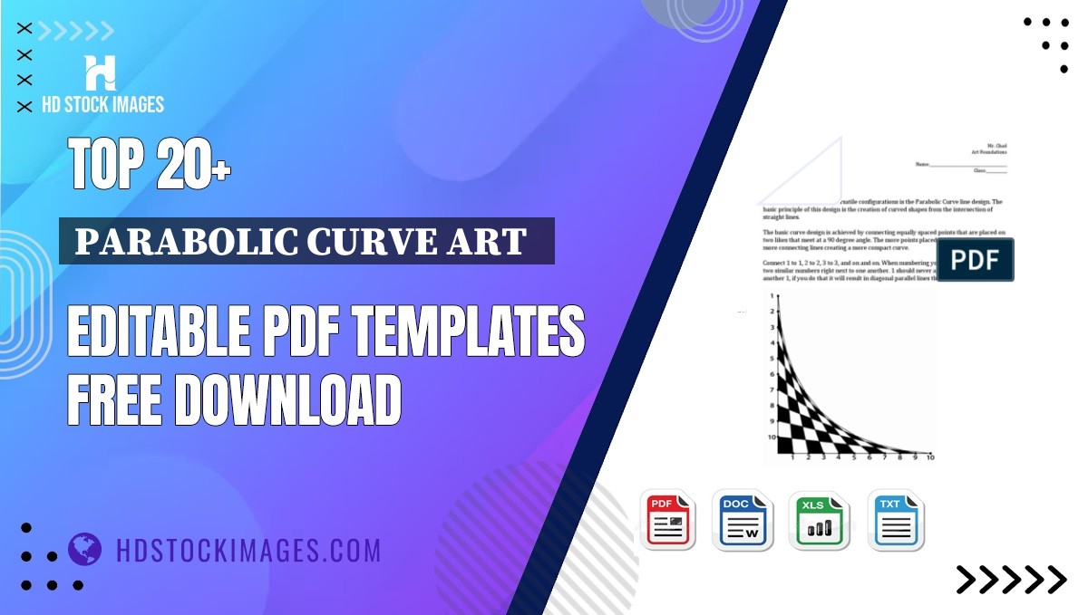 Top 20+ Parabolic Curve Art   Editable PDF Templates Free Download