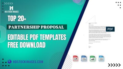 Top 20+ Partnership Proposal   Editable PDF Templates Free Download