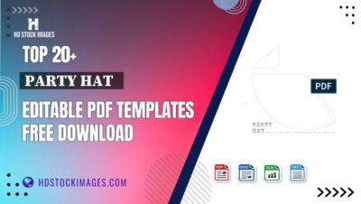 Top 20+ Party Hat   Editable PDF Templates Free Download
