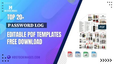 Top 20+ Password Log Editable PDF Templates Free Download
