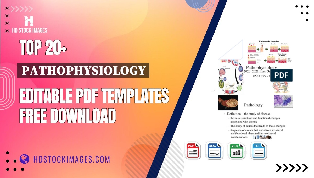 Top 20+ Pathophysiology Editable PDF Templates Free Download