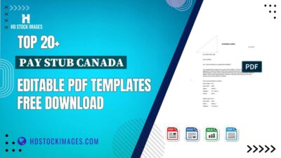 Top 20+ Pay Stub Canada Editable PDF Templates Free Download