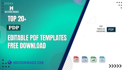 Top 20+ Pdp Editable PDF Templates Free Download