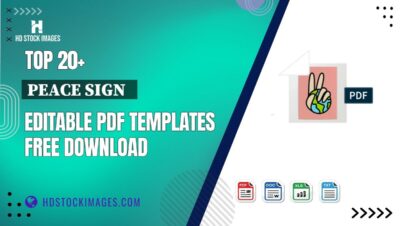 Top 20+ Peace Sign Editable PDF Templates Free Download