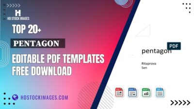 Top 20+ Pentagon Editable PDF Templates Free Download