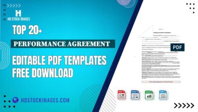 Top 20+ Performance Agreement   Editable PDF Templates Free Download