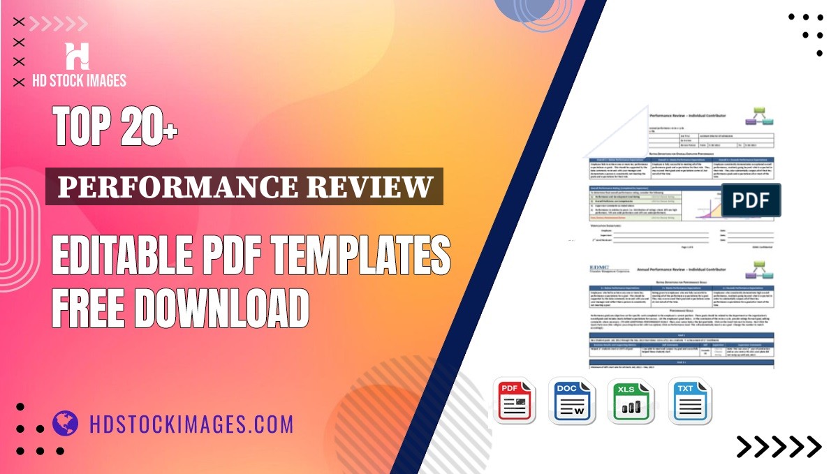 Top 20+ Performance Review Editable PDF Templates Free Download