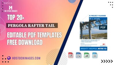 Top 20+ Pergola Rafter Tail   Editable PDF Templates Free Download