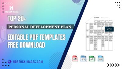 Top 20+ Personal Development Plan   Editable PDF Templates Free Download