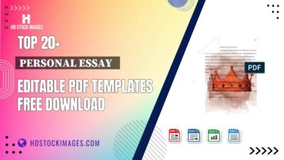 Top 20+ Personal Essay   Editable PDF Templates Free Download