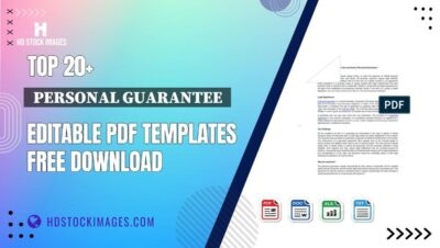 Top 20+  Personal Guarantee  Editable PDF Templates Free Download